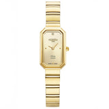 Γυναικείο ρολόι Roamer Olivia Diamond 627845-48-39-20 με χρυσό ατσάλινο μπρασελέ, χρυσό καντράν και κάσα 18 mm.