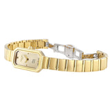 Καντράν από γυναικείο ρολόι Roamer Olivia Diamond 627845-48-39-20 σε χρυσό χρώμα με διαμάντι και κάσα 18 mm.