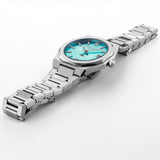 Γυναικείο ρολόι Roamer R8 Ladies 972857-41-05-20 με ασημί ατσάλινο μπρασελέ και τιρκουάζ καντράν 32mm. 