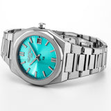 Γυναικείο ρολόι Roamer R8 Ladies 972857-41-05-20 με ασημί ατσάλινο μπρασελέ και καντράν 32mm σε τιρκουάζ χρώμα. 