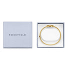 Γυναικείο Ρολόι Rosefield Bangle M STWGSG-ST05 Με Χρυσό Μπρασελέ & Λευκό Φίλντισι Καντράν