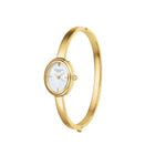 Γυναικείο Ρολόι Rosefield Bangle M STWGSG-ST05 Με Χρυσό Μπρασελέ & Λευκό Φίλντισι Καντράν