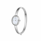 Γυναικείο Ρολόι Rosefield Bangle S STWSSS-ST07 Με Ασημί Μπρασελέ & Λευκό Καντράν