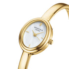 Γυναικείο Ρολόι Rosefield Bangle XS STWGSG-ST06 με Χρυσό Μπρασελέ & Λευκό Φίλντισι Καντράν