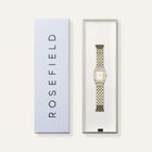 Γυναικείο Ρολόι Rosefield Ivy White Duotone OCWDSD-OC03 Με Δίχρωμο Μπρασελέ