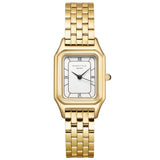 Γυναικείο Ρολόι Rosefield Ivy White Gold OCWGSG-OC01 Με Χρυσό Μπρασελέ