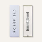 Γυναικείο Ρολόι Rosefield Ivy White Silver OCWSSS-OC02 Με Ασημί Μπρασελέ