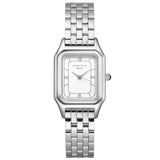 Γυναικείο Ρολόι Rosefield Ivy White Silver OCWSSS-OC02 Με Ασημί Μπρασελέ