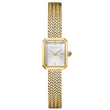 Γυναικείο Ρολόι Rosefield Mini Octagon Gold MWGMG-M01 Με Χρυσό Μπρασελέ