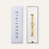 Συσκευασία από γυναικείο ρολόι Rosefield Mini Small Edit Gold MCGMG-M03.