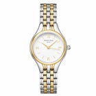 Γυναικείο Ρολόι Rosefield Muse Two-Tone MUWDSD-MU03 Με Ασημί-Χρυσό Μπρασελέ & Λευκό Καντράν