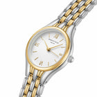 Γυναικείο Ρολόι Rosefield Muse Two-Tone MUWDSD-MU03 Με Ασημί-Χρυσό Μπρασελέ & Λευκό Καντράν