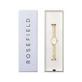 Συσκευασία του ρολογιού Rosefield Oval Gold OVWGSG-OV19
