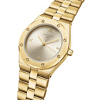 Ρολόι Rosefield Rose Gold SPCGSG-SP01 Με Χρυσό Μπρασελέ & Σαμπανί Καντράν