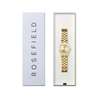 Ρολόι Rosefield Rose Gold SPCGSG-SP01 Με Χρυσό Μπρασελέ & Σαμπανί Καντράν