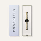 Γυναικείο Ρολόι Rosefield Small Edit Duotone Black SEBDSG-SE04 Με Δίχρωμο Μπρασελέ