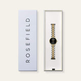 Συσκευασία από γυναικείο ρολόι Rosefield Small Edit Duotone Black SEBDSG-SE04.