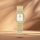 Γυναικείο Ρολόι Tommy Hilfiger Abby 1782923 Τετράγωνο Με Χρυσό Μπρασελέ & Μπεζ Καντράν