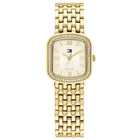 Γυναικείο Ρολόι Tommy Hilfiger Abby 1782923 Τετράγωνο Με Χρυσό Μπρασελέ & Μπεζ Καντράν