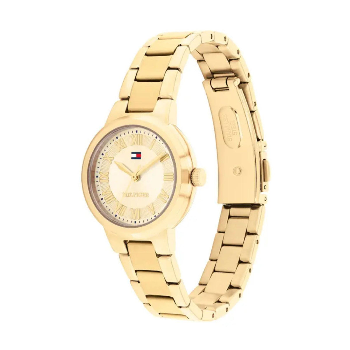 Χρυσό καντράν ρολογιού Tommy Hilfiger Becca 1782905 διαμέτρου 28mm