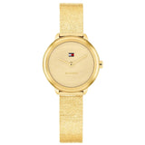 Γυναικείο ρολόι Tommy Hilfiger Demi 1782811 με ατσάλινο μπρασελέ σε χρυσό χρώμα και καντράν σε χρυσό χρώμα 26mm.