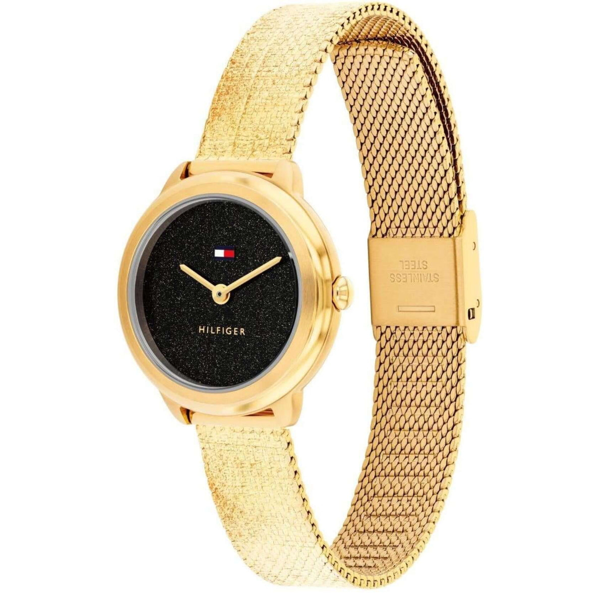 Γυναικείο ρολόι Tommy Hilfiger Demi 1782813 με ατσάλινο μπρασελέ σε χρυσό χρώμα.