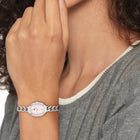 Γυναικείο Ρολόι Tommy Hilfiger Demi 1782876 Με Ασημί Μπρασελέ & Ροζ Καντράν