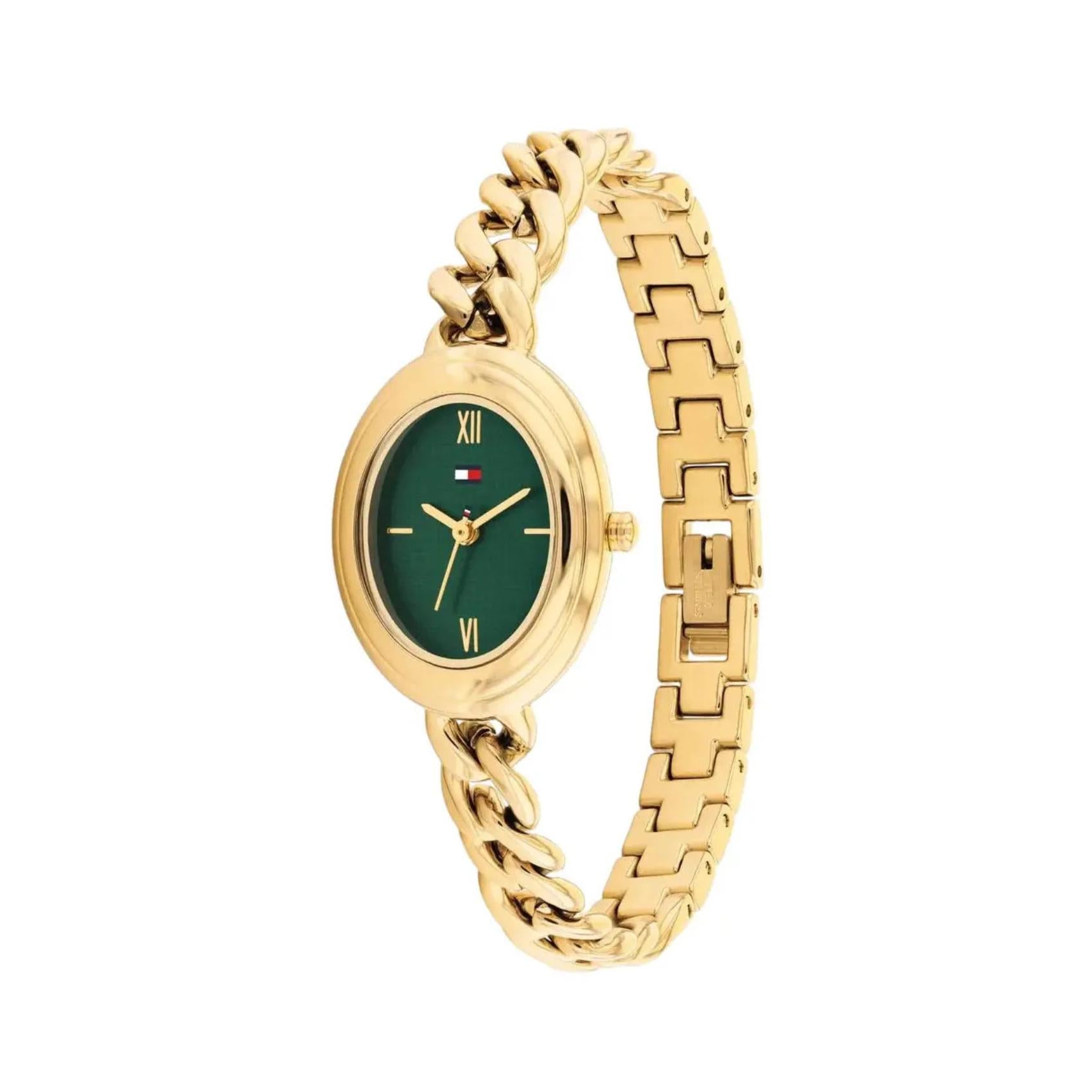 Πράσινο καντράν ρολογιού Tommy Hilfiger Demi 1782877 διαμέτρου 19.7mm