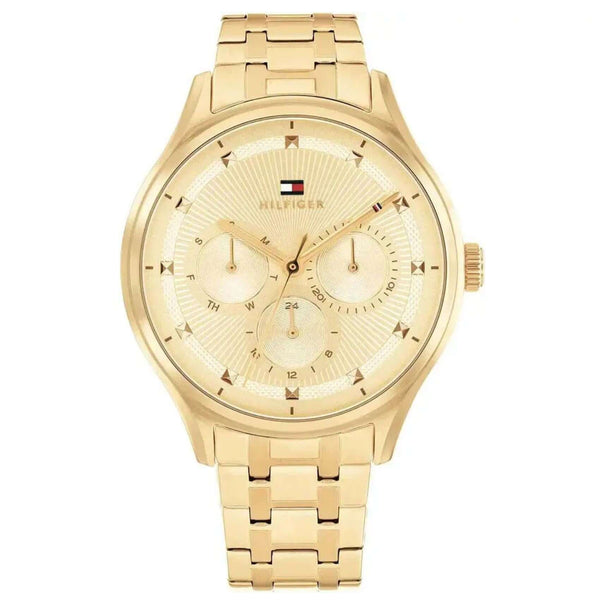 Γυναικείο ρολόι Tommy Hilfiger Gianna 1782751 με ατσάλινο μπρασελέ σε χρυσό χρώμα και καντράν σε χρυσό χρώμα 38mm.