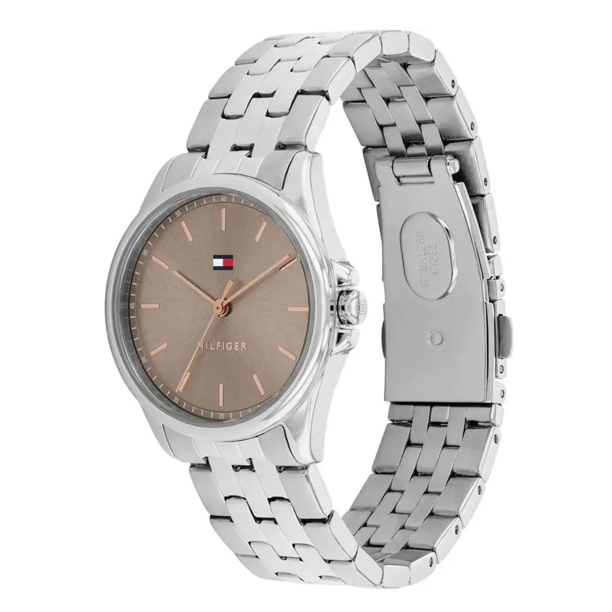 Καφέ καντράν ρολογιού Tommy Hilfiger Jade 1782801 διαμέτρου 30mm