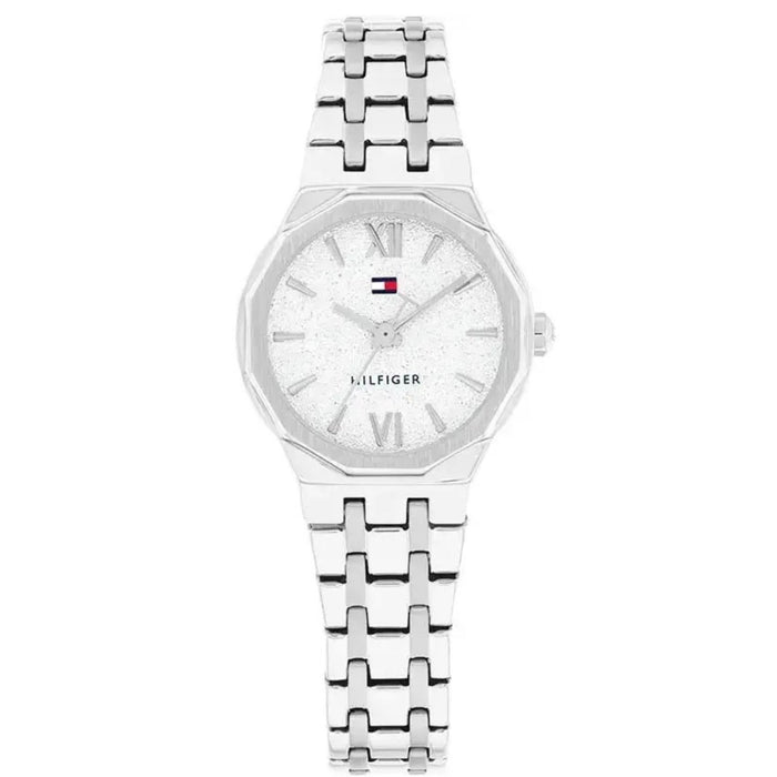 Γυναικείο ρολόι Tommy Hilfiger Mackenzie 1782889 με ασημί μπρασελέ από ανοξείδωτο ατσάλι και ασημί καντράν 25mm.