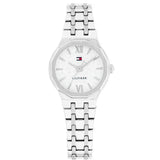 Γυναικείο ρολόι Tommy Hilfiger Mackenzie 1782889 με ασημί μπρασελέ από ανοξείδωτο ατσάλι και ασημί καντράν 25mm.