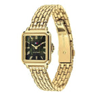 Γυναικείο Ρολόι Tommy Hilfiger Mia 1782916 Τετράγωνο Με Χρυσό Μπρασελέ & Μαύρο Καντράν