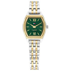 Γυναικείο Ρολόι Tommy Hilfiger Norah 1782907 Με Δίχρωμο Μπρασελέ & Πράσινο Καντράν