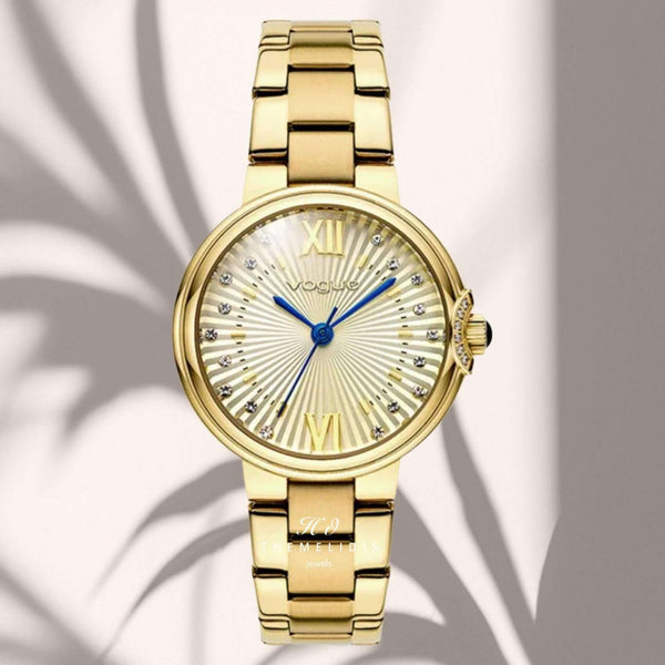 Ρολόι Vogue Carmen Mini 2020616042 Με Χρυσό Μπρασελέ