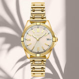 Φωτογραφία του γυναικείου ρολογού Vogue Liz Mini 2020615941 με χρυσό μπρασελέ και σαμπανί καντράν