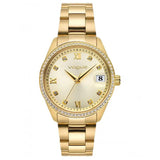 Γυναικείο ρολόι Vogue Reina 2020614144 με χρυσό ατσάλινο μπρασελέ, χρυσό καντράν 34mm με ζιργκόν και ορυκτό κρύσταλλο ειδικής σκλήρυνσης
