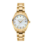 Ρολόι Vogue Reina Mini 2020614341 Με Χρυσό Μπρασελέ & Λευκό Φίλντισι Καντράν