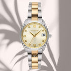 Ρολόι Vogue Reina Mini 2020614342 Με Δίχρωμο Μπρασελέ και Χρυσό Καντράν