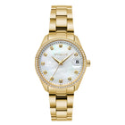 Ρολόι Vogue Reina Mini 2020614346 Με Χρυσό Μπρασελέ & Λευκό Φίλντισι Καντράν