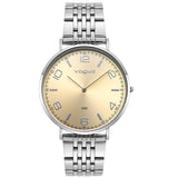 Γυναικείο ρολόι Vogue Unique 2020650686 με ασημί μπρασελέ, σαμπανί καντράν και κάσα 41mm.