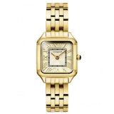 Γυναικείο ρολόι Vogue Victoria Mini 22020615641 με χρυσό μπρασελέ από ανοξείδωτο ατσάλι, σαμπανί καντράν και χρυσή τετράγωνη κάσα 22x28mm.