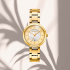 Ρολόι Vogue Zoe 2020616441 Με Χρυσό Μπρασελέ & Φίλντισι Καντράν