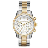 Γυναικείο Ρολόι Michael Kors Ritz MK7532 Χρονογράφος Με Δίχρωμο Μπρασελέ