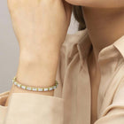 Γυναικείο Ατσάλινο Βραχιόλι Lacoste Duchess 2040499 Χρυσό Με Ζιργκόν