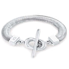Γυναικείο Βραχιόλι Calvin Klein 35000647 Snake Chain Ατσάλινο Ασημί