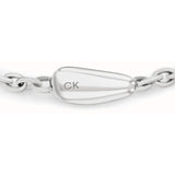 Γυναικείο βραχιόλι Calvin Klein 35000603 ατσάλινο ασημί, κοντινή λήψη.