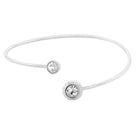 Γυναικείο Βραχιόλι Calvin Klein 35000773 Ανοιχτή Χειροπέδα Ασημί