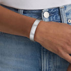Γυναικείο Βραχιόλι Χειροπέδα Calvin Klein CK Iconic Essentials 35000855 Ασημί