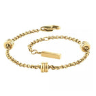 Γυναικείο Βραχιόλι Calvin Klein Duality 35000957 Χρυσό